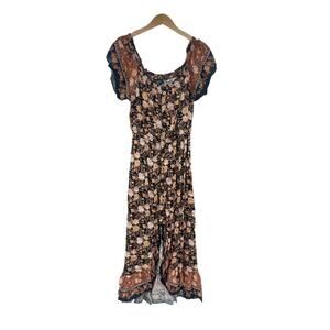 chinese dress ladies Sunset Kisses Ruffle Maxi Dress main image 1